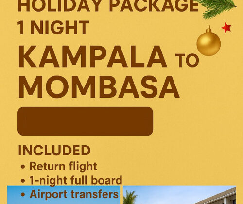 Kampala to Mombasa Holiday Package